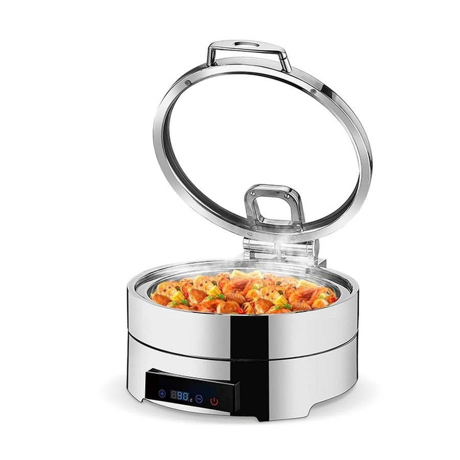 Corrosion-Resistant Stacked Hydraulic Round Electric Food Warmer Breakfast Buffet Stove