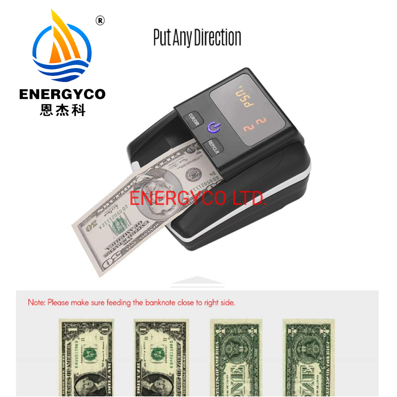 Banknote Detector Denomination Detector UV / Mg / IR / Dd Currency Cash Detector