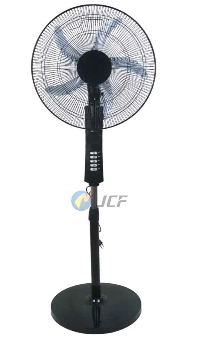 Remote Control Electric Stand Fan Smart LED Display Natural Breeze Cooling Fan
