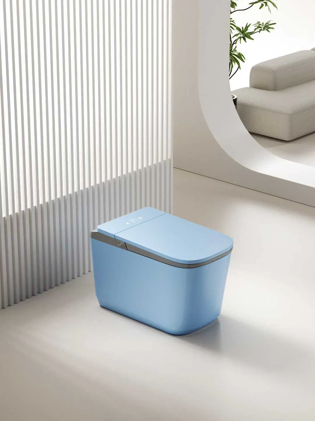 New Design Styles Luxury Large Bowl Various Colorful Floor Standing Smart Toilets