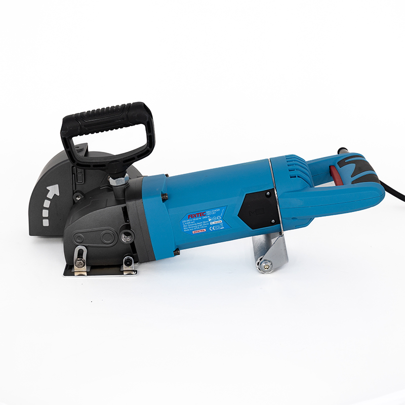 Fixtec 0-38mm Cutting Depth Concrete Groove Saw 125/129/135mm Electric Handheld Wall Chaser