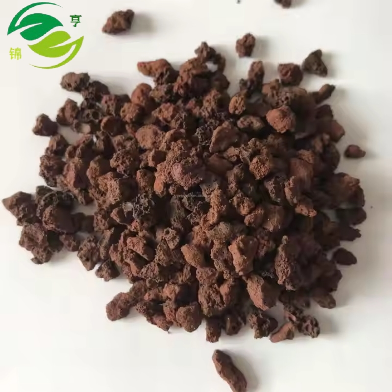 Natural Volcanic Lava Aquarium Basaltic Rock Landscaping Red Black Volcanic Stone