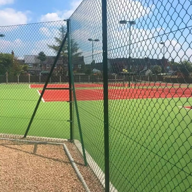 High-Quality PVC Coated Chain Link Fencing for Sports Courts