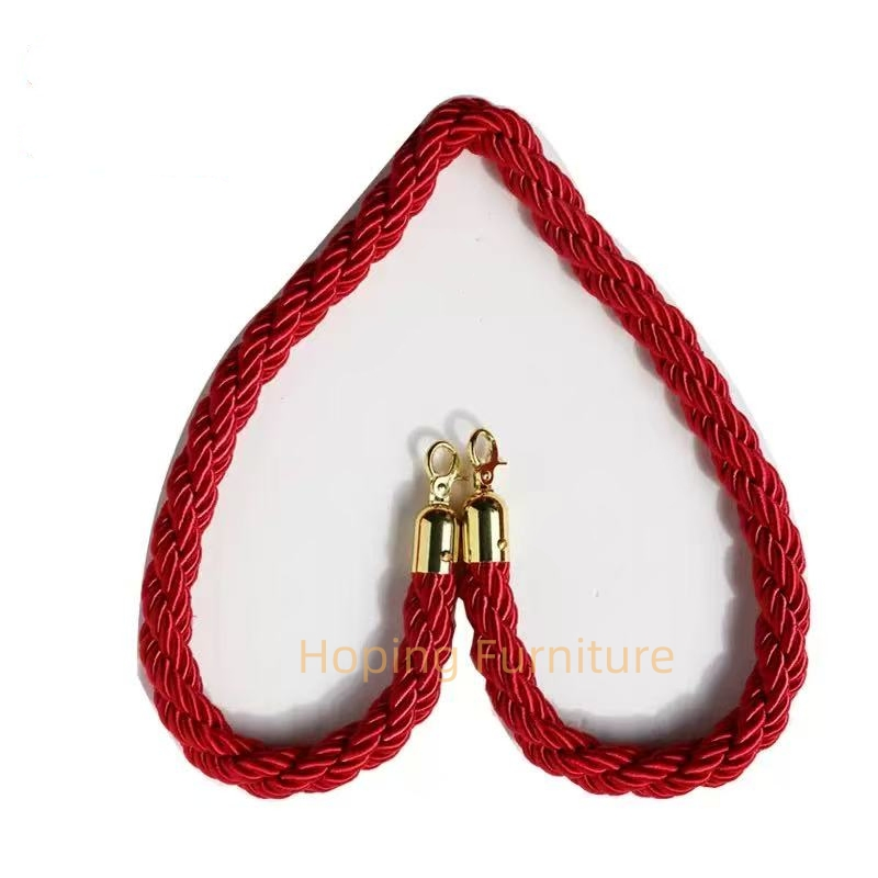 Traffic Barrier Welcome Pole Hotel Hanging Rope One-Meter Line Railing Stainless Steel Queue Line Post Stand