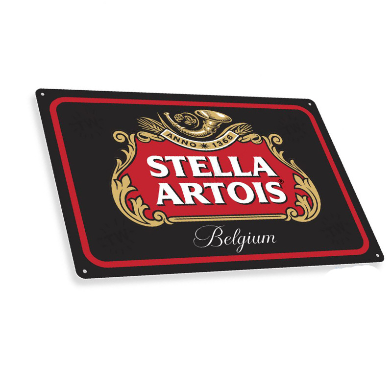 Customized Embossed Cola Advertisement Warning Custom Plaque Vintage Posters Poster Metal Poster