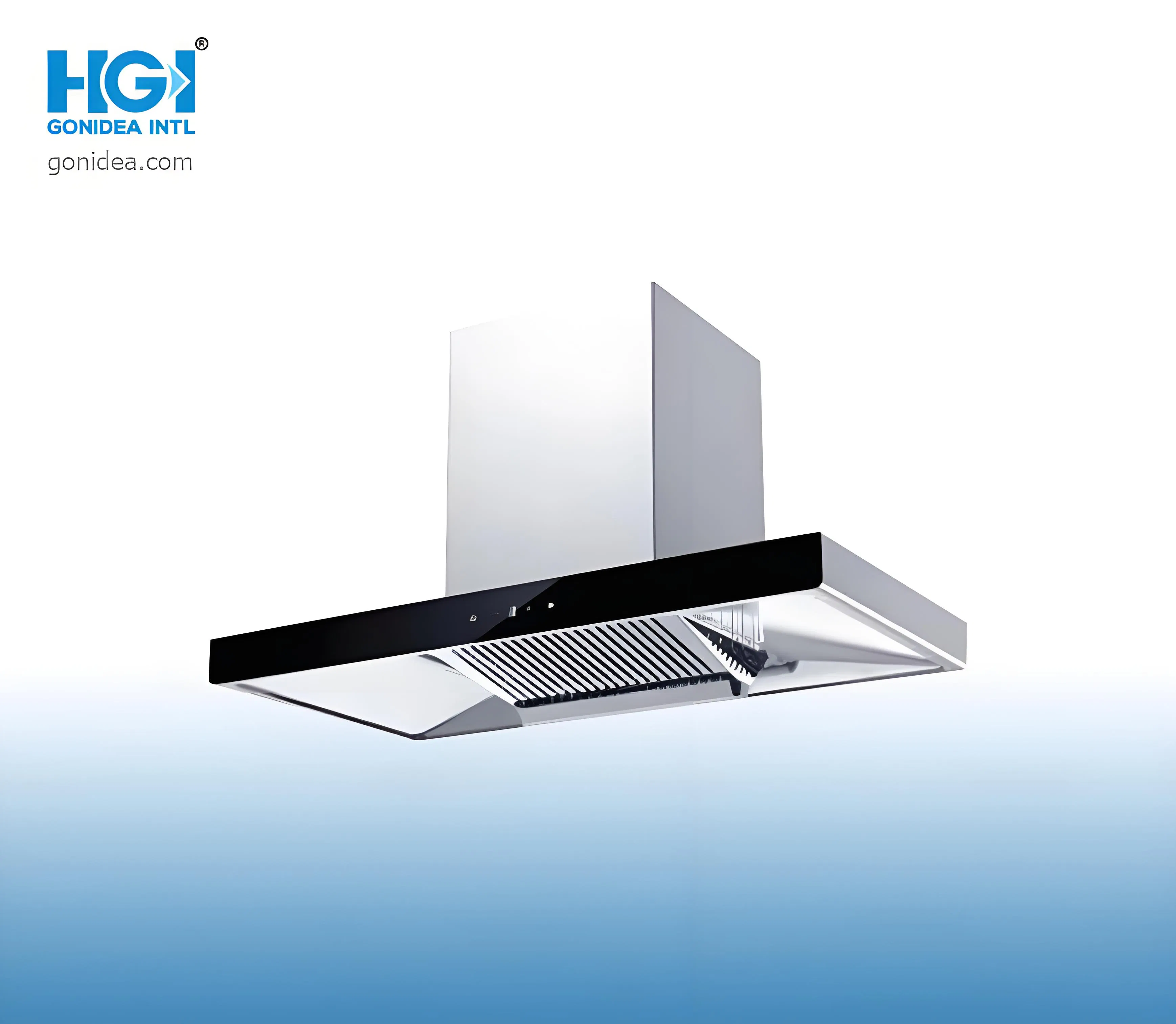 Luxury Ceiling-Mounted Touch Control 3 Speeds Circle Kitchen Range Hood Tgj600d13gl23