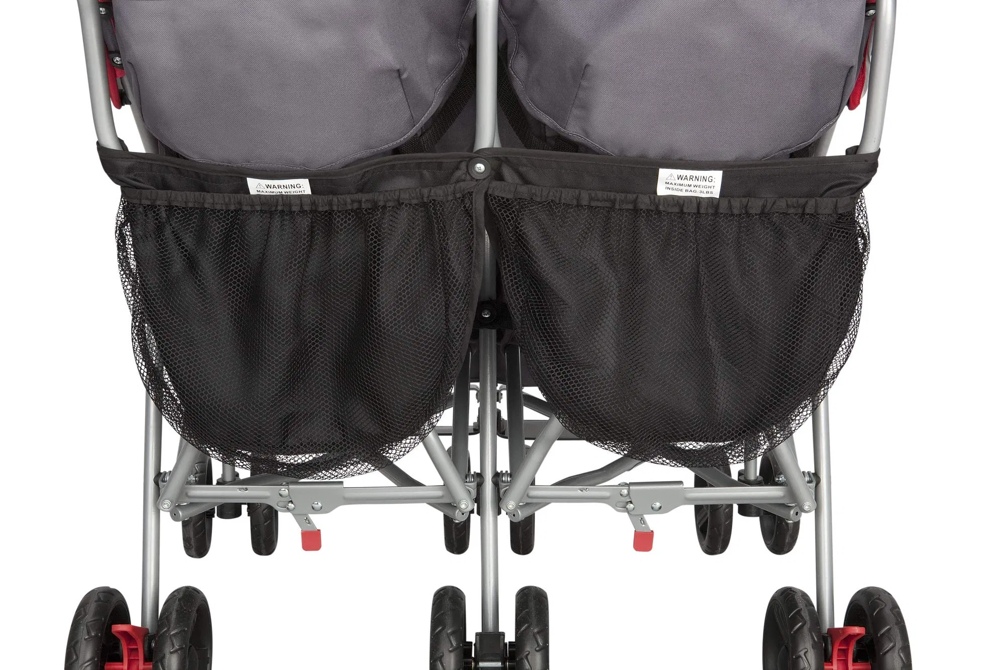 Current Season Side by Side Recline Storage Compact Fold Grey Stroller