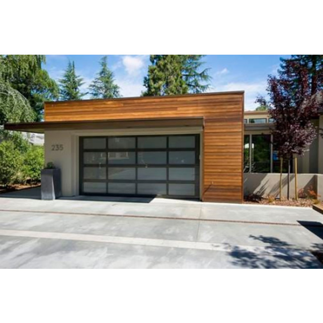 Cbmmart Garage Door with Vent USA Warehouse Glass Garage Door Remote Control Garage Door for Home