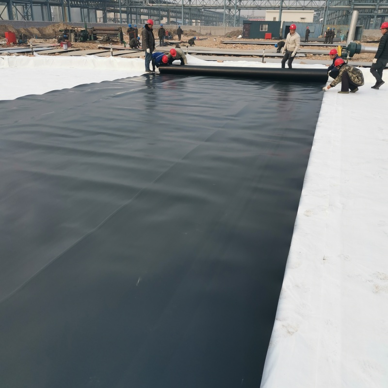 Waterproof HDPE Geomembrane for Landfill Base Liner, Cap System, Environmental Protection Projects, Pond Liner Landfills, and Water Containment Projects