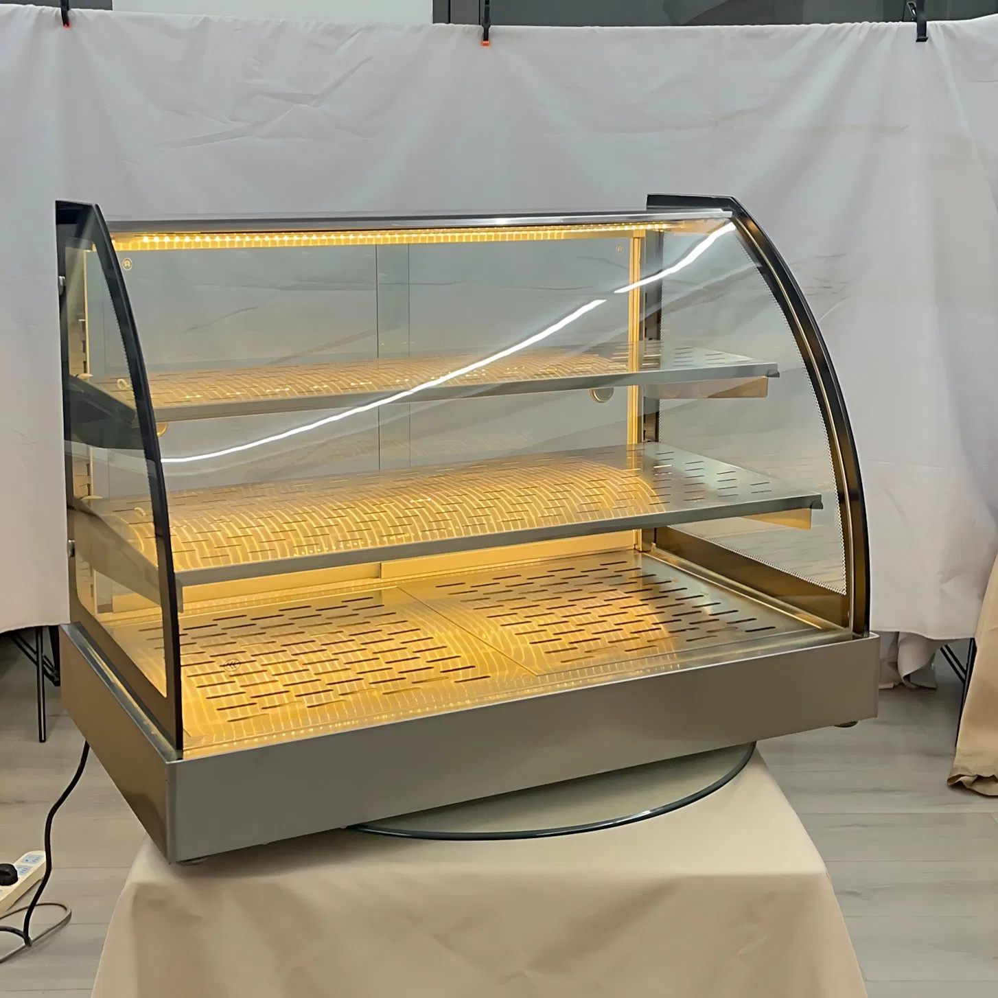 Digital Thermostat Controlled Arc Food Warmer for Precise Temperature Management