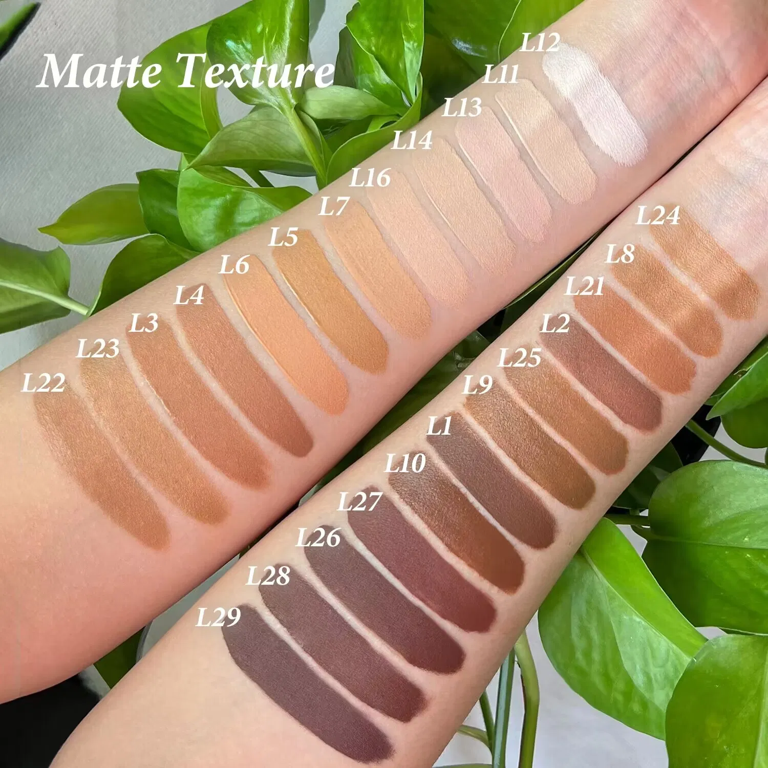 Wholesale Cosmetics Private Label Makeup Face Base Clear Oil Control Liquid Foundation