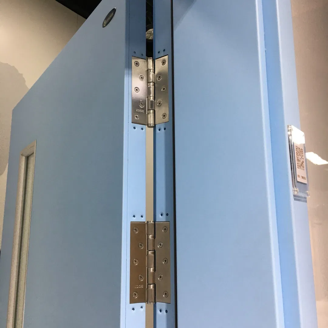 Best Selling Wood Texture Single Leaf Steel Fire Door for Interiors