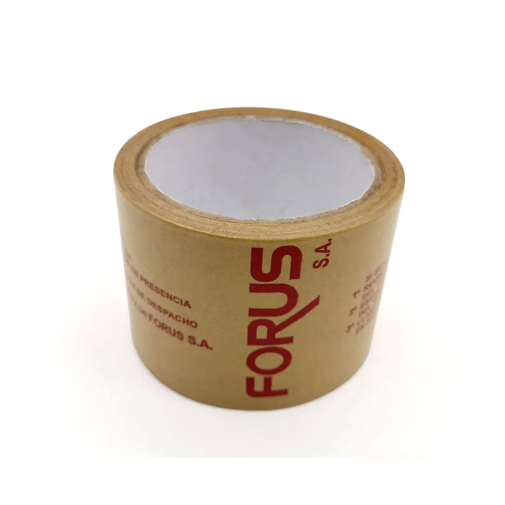 Eco Friendly Brown Custom Printed Self Adhesive Kraft Paper Sealing Tape for Packing
