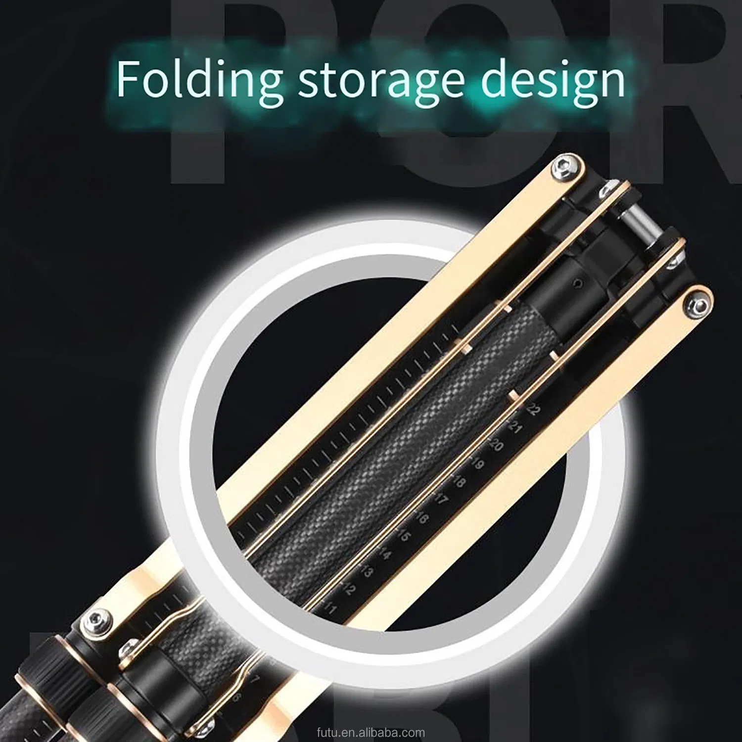 Photogear 2.52m Professional Carbon Fiber Camera Stand for Video