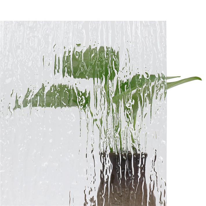 3mm 4mm 5mm 8mm Clear Figured Patterned Glass with Nashiji Karatachi Mistlite Millennium Morgon Flora Optional