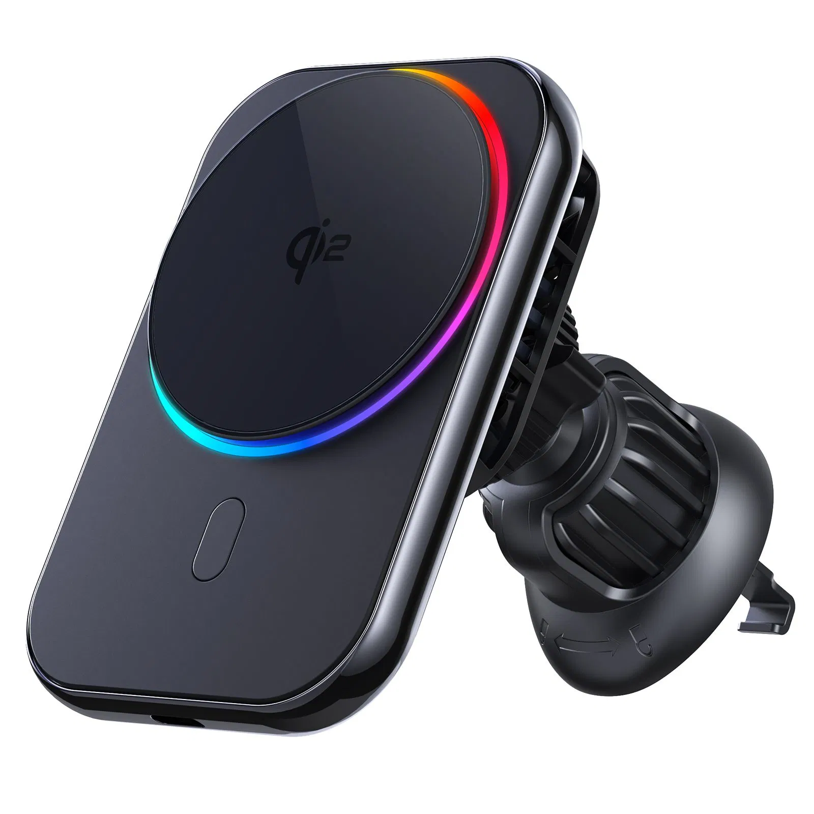 Q12 15W Full Speed Wireless Magnetic Fast Charging Car Air Vent Phone Charger