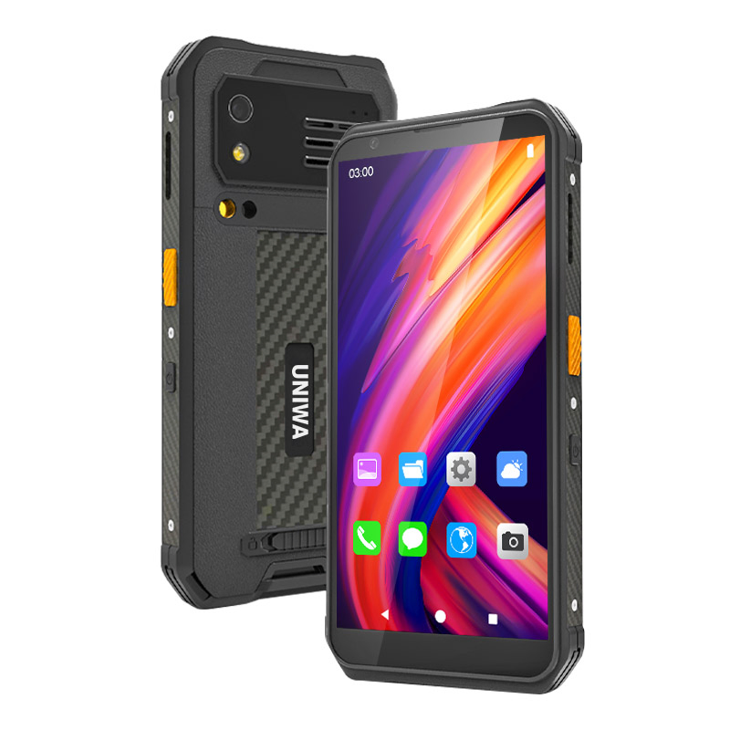 Защищённый смартфон Uniwa M512 с NFC и сканером штрих-кода