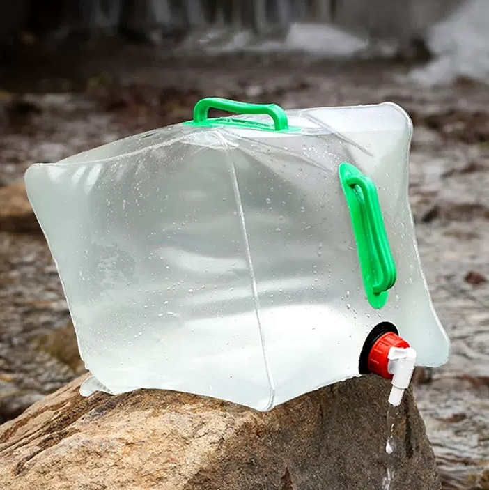 10L 20L Collapsible Travel Water Bag, Camping Water Canister