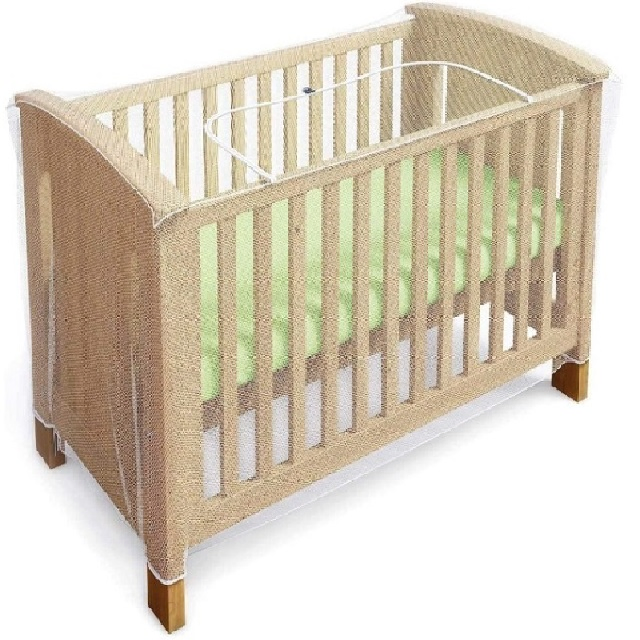 100% Polyester high Density Mesh Crib Mosquito Net for Baby