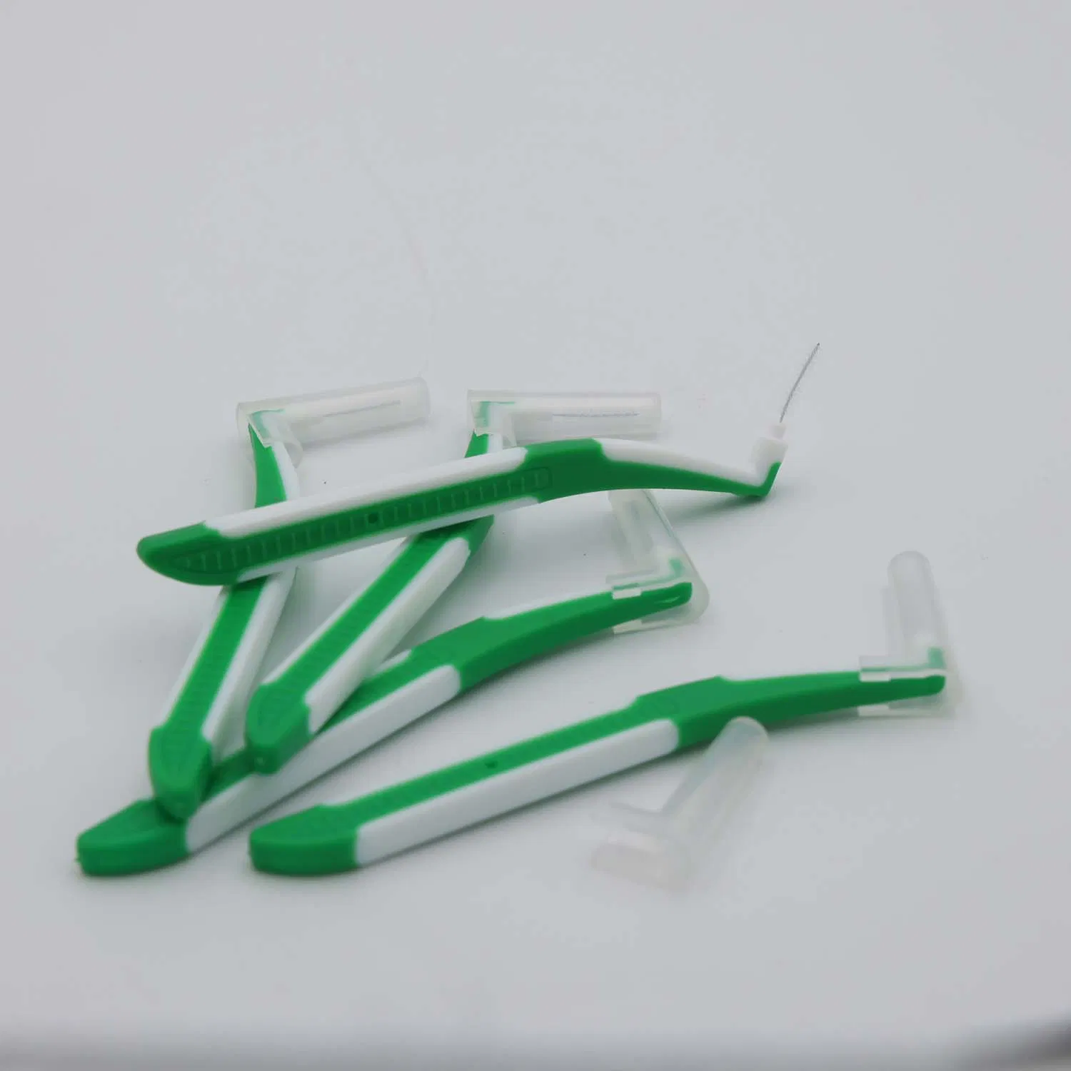 Braces Brush Set Soft Dental Brushes with Non-Slip Handle Angled Head Tooth Picks Floss Sticks