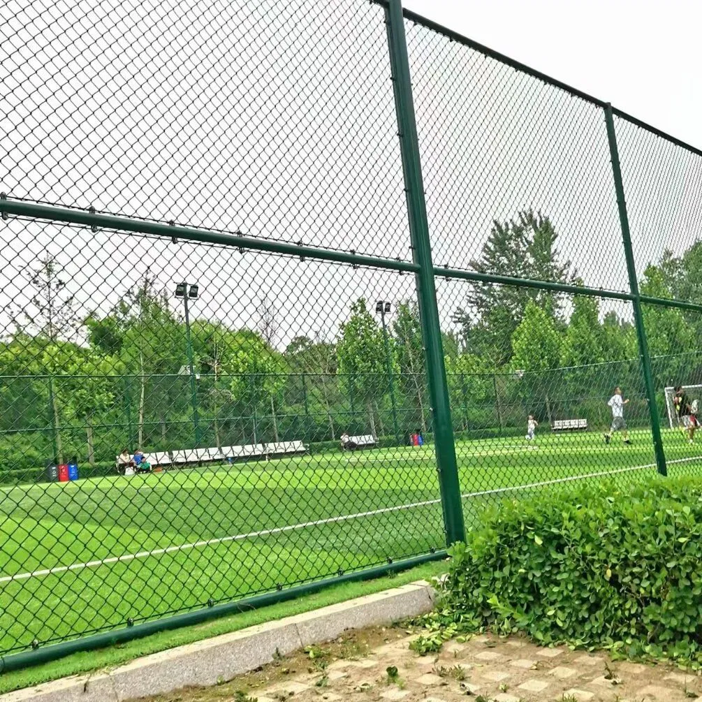 Chain Link Fence 100FT 6FT 8FT PVC Coated Wire Mesh Galvanized Diamond Custom Specifications for Sale Hot