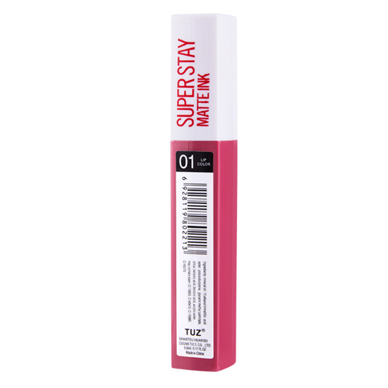 Tuz Non Stick Cup Long Lasting Non Fading Lip Gloss Show Box Liquid Lipstick
