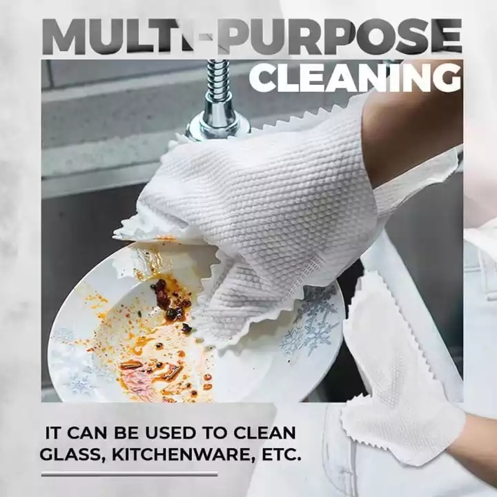 Disposable Nonwoven Wash Glove for Pet Cleaning