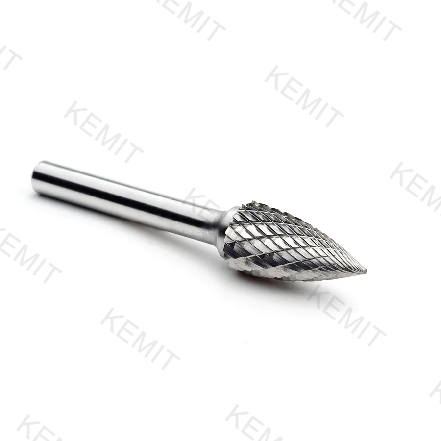 Reliable Quality Sg Type Pointed Tree Shape Cemented Tungsten Carbide Rotary Burr