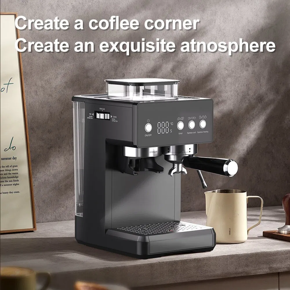 Household Intelligent Bean to Cup Cappuccino Latte Coffee Making Machine