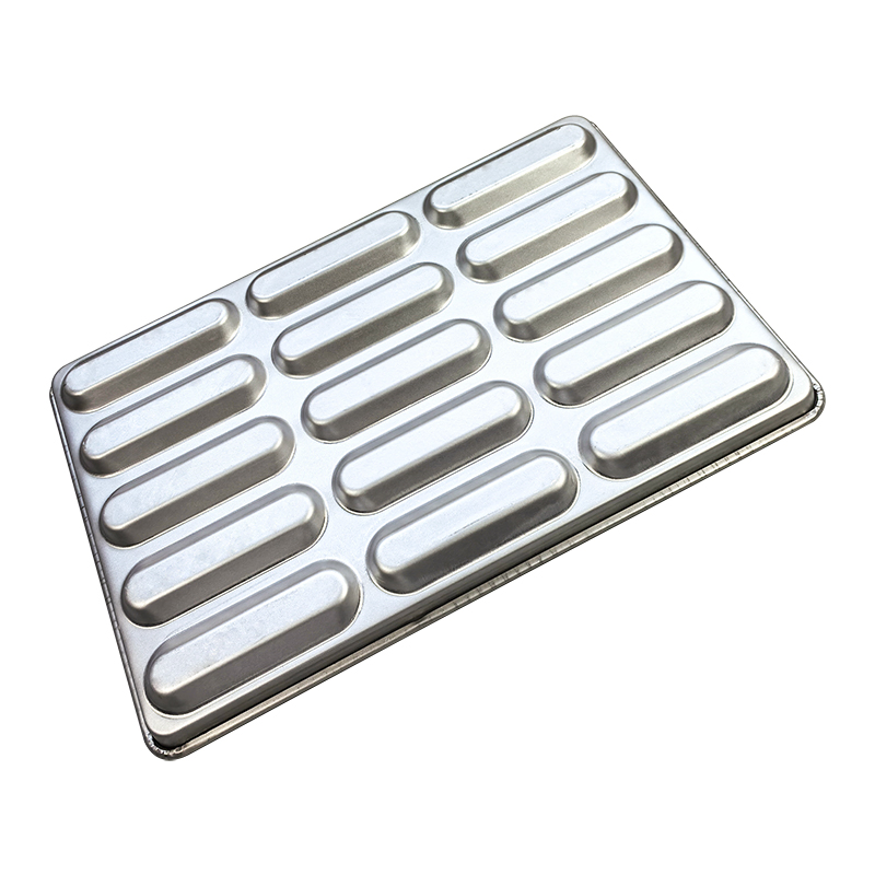 Non-Stick Premium Hot Dog Bun Mould Bread Trays for Perfectly Shaped Buns