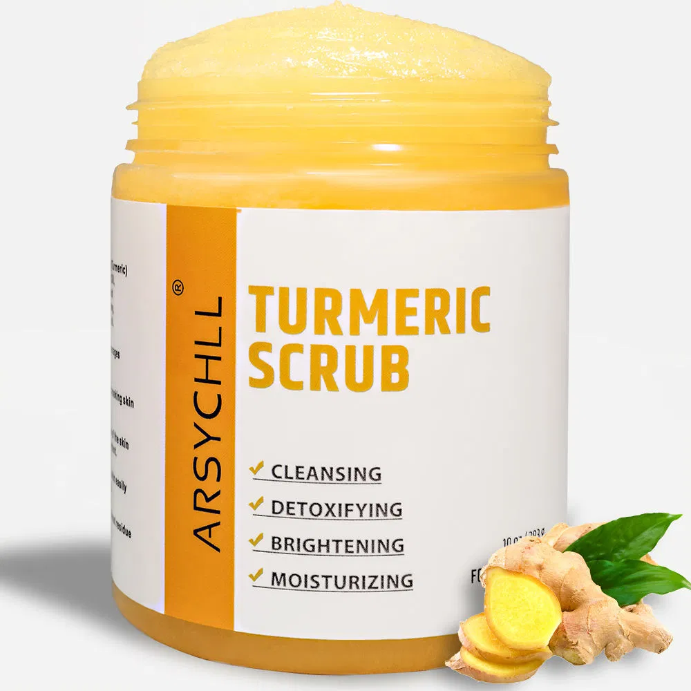 Organic Turmeric Whitening Exfoliating Repairing Hydrating Body Scrub