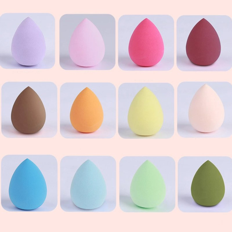 Non Latex Blender Beauty Sponge Set Makeup Puff Liquid Cream Foundation Cosmetics Make up Powder Brush Water Drop Sponge