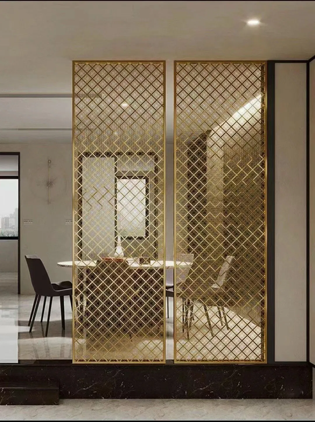 304 Living Room Metal Screen Stainless Steel Room Divider for Partition Wall