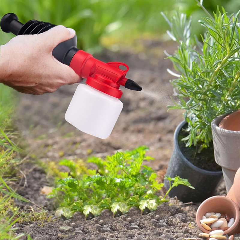 Power Duster Sprayer 500ml Bottle Insecticide Powder Duster with 5 Different Nozzles