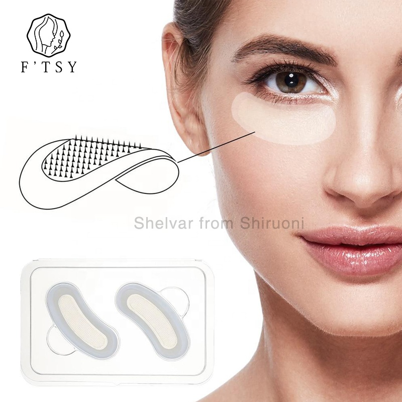 Customized Private Label Moisturizing Hyaluronic Acid Anti-Aging Micro Needling Eye Patch Eye Mask for Skin Care
