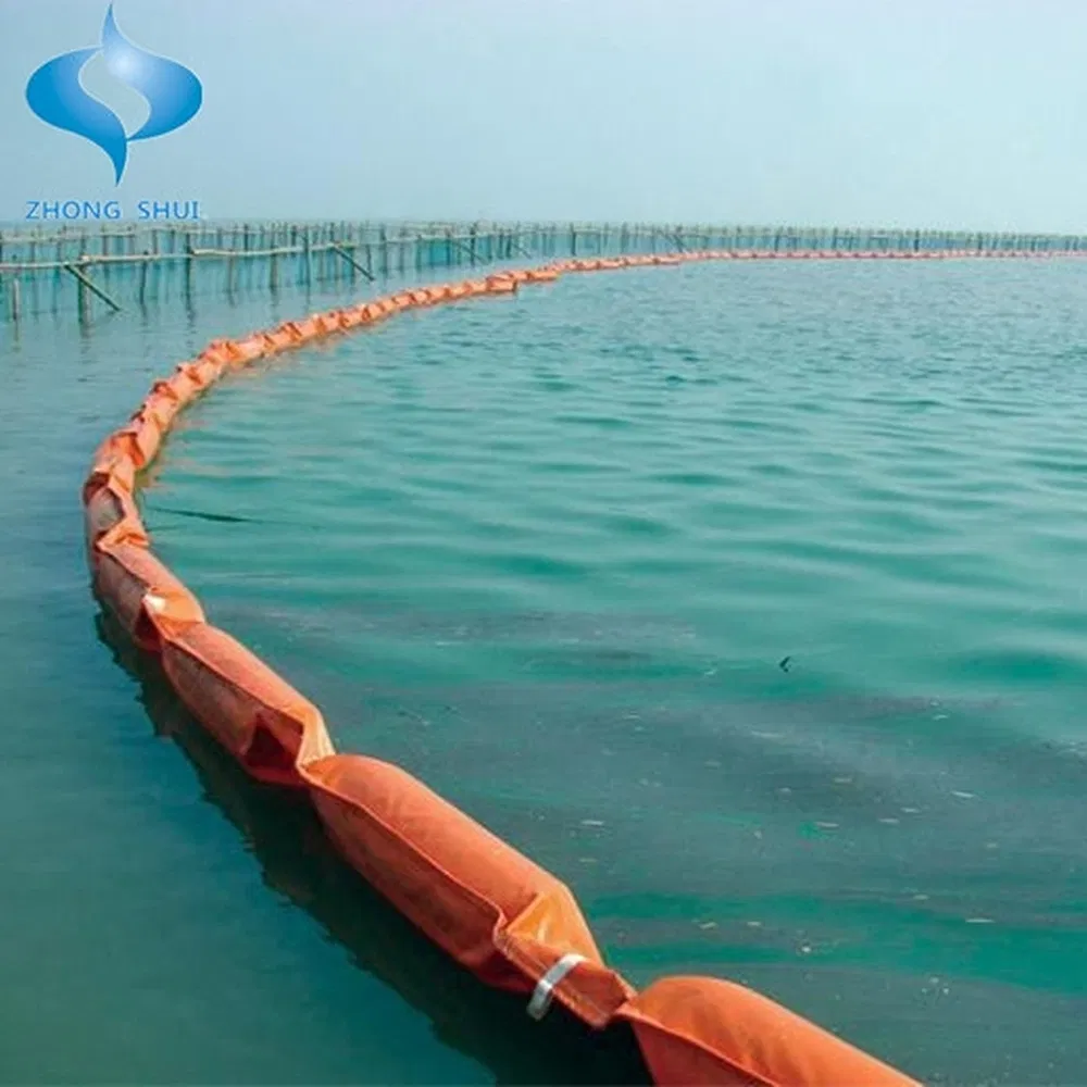 Corrosion Resistant PVC Oil Boom Port Silt Curtain for Construction Runoff
