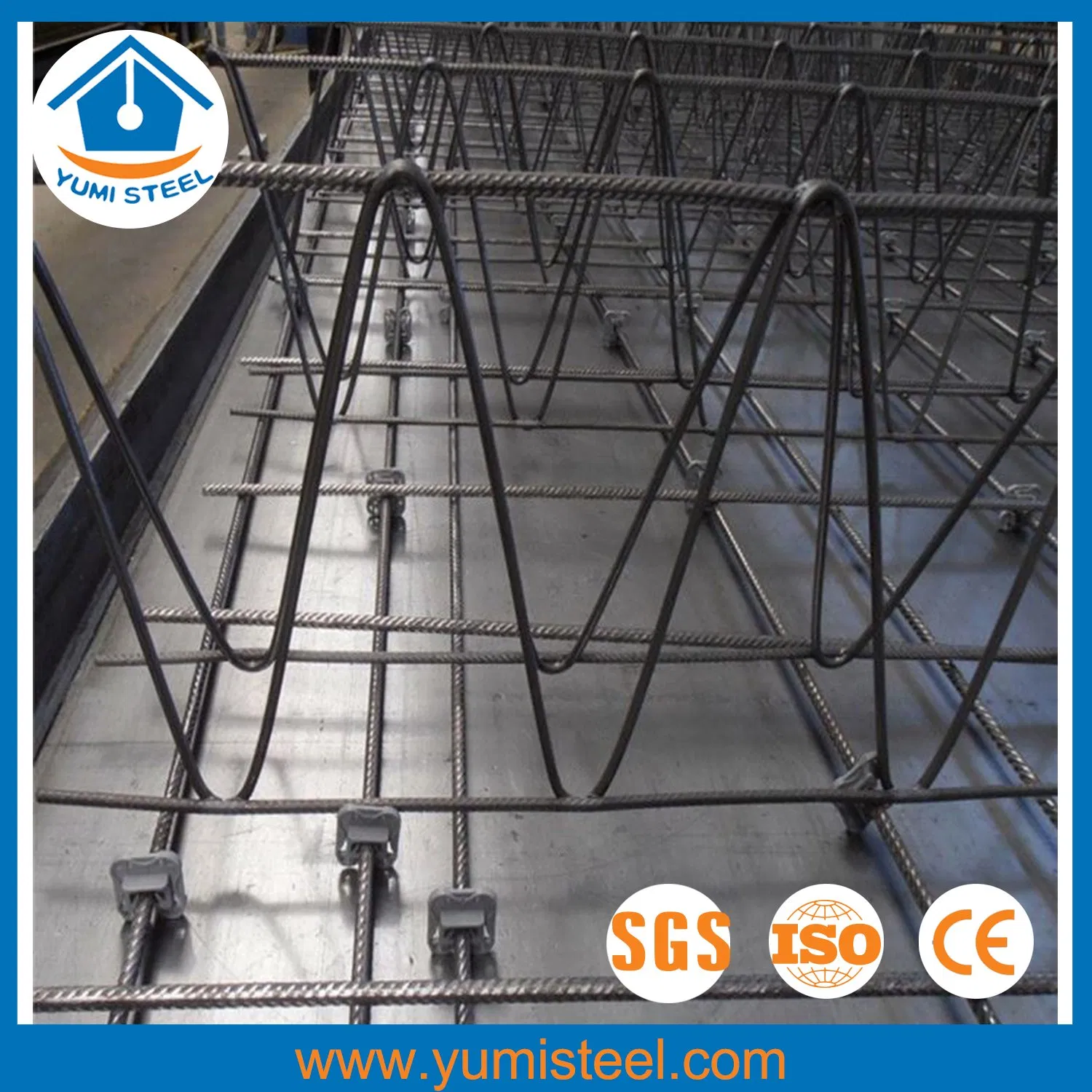 Fireproof Galvanized Composite Steel Truss Floor Decking Sheet