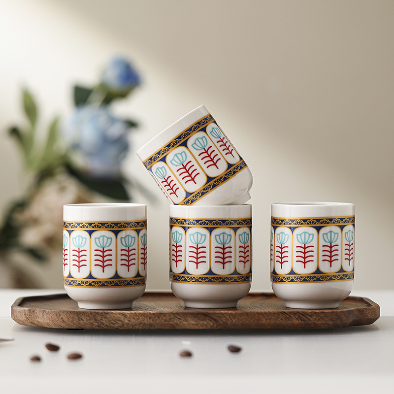 Керамическая кружка 180 мл в восточном стиле