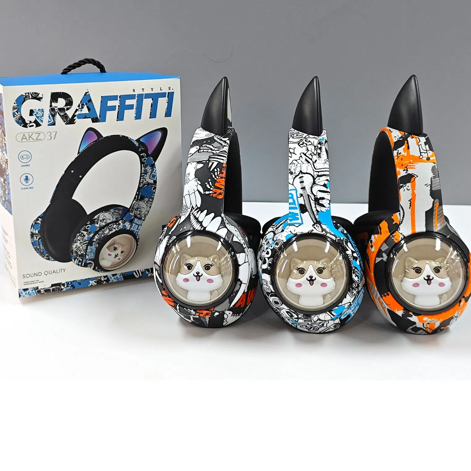 Беспроводные наушники с FM-радио и микрофоном