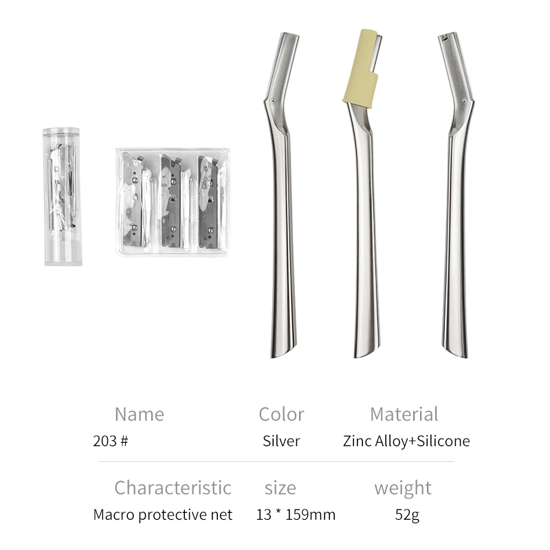 Premium Adjustable Metal Eyebrow Trimmer for Precise Shaping