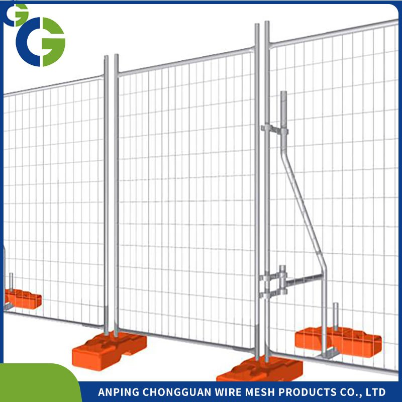 Security Fence Hot Dipped Galvanized Chinatemporary Fence for Factory Price Australia Outdoor Building Removable Temp Fence Panels Safety Fence