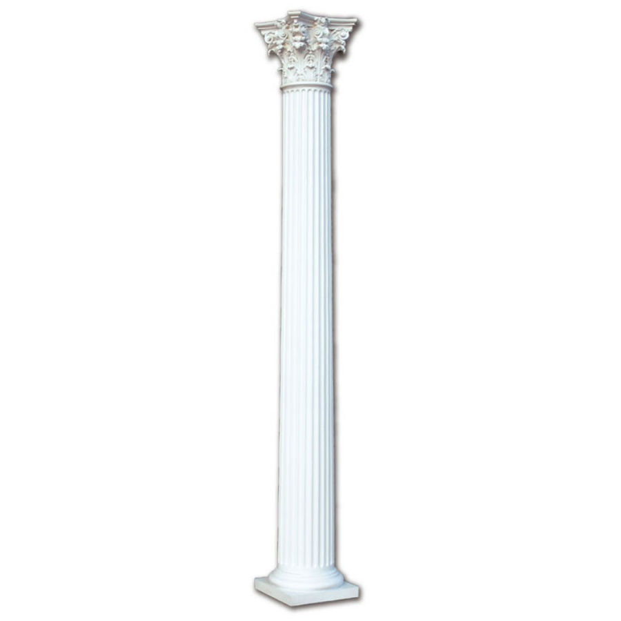 European Style Fiberglass Roman Column for Interior Decor