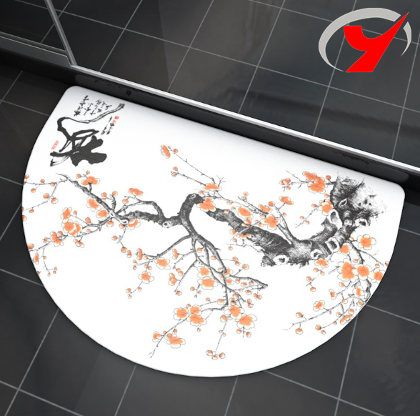 Japan 60X39 Custom Quick Wash Dry Bathroom Diatom Earth Diatomite Mat