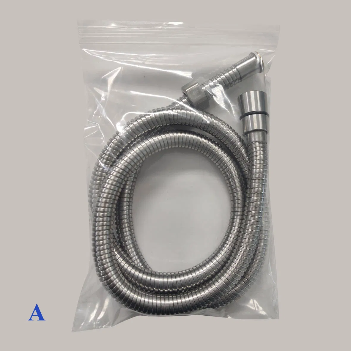 Factory Bathroom No Extensible Stainless Steel Shower Hose Flexible Hose with Spray Nozzle Spout (HY6008)