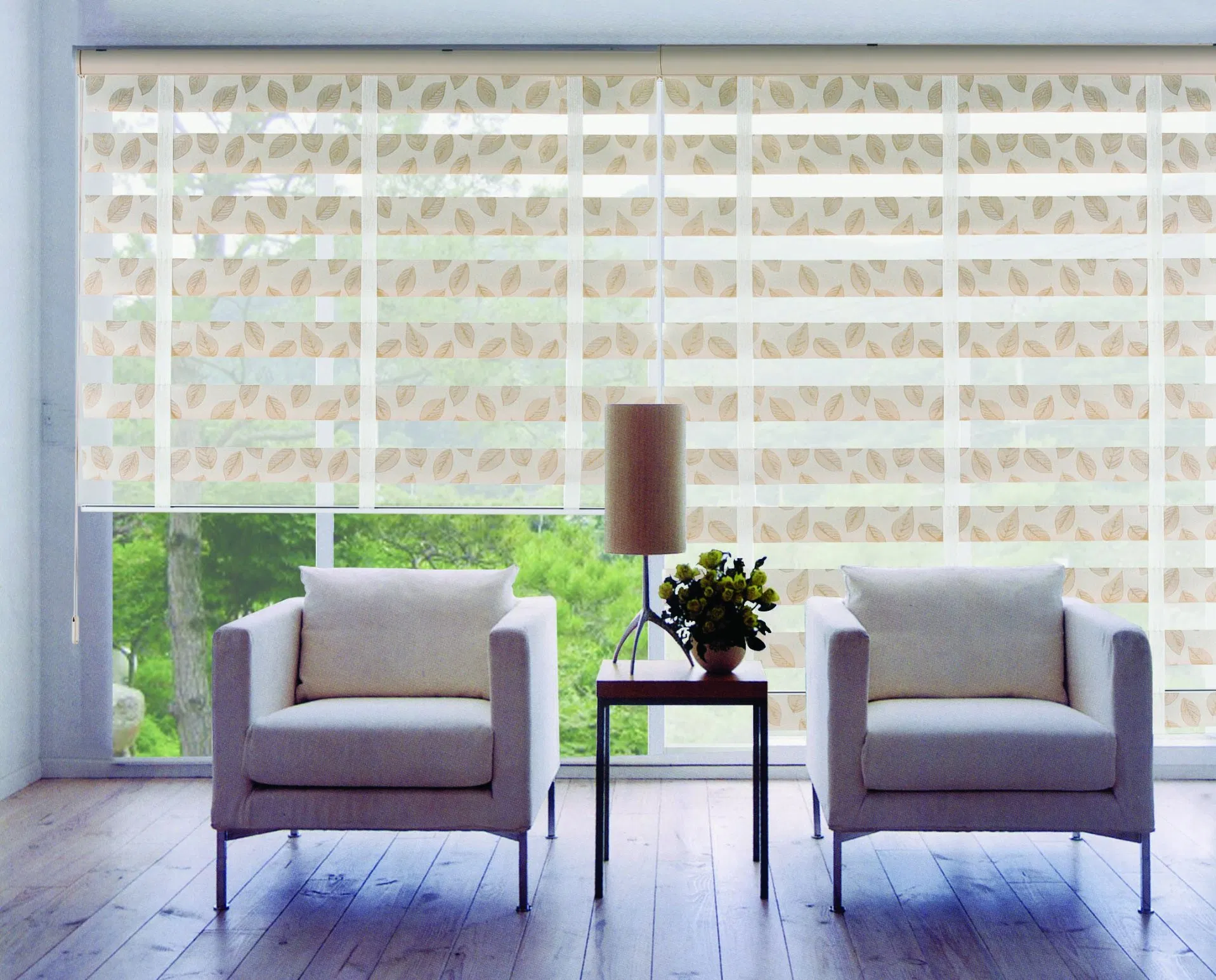 Print Zebra Blind Nice Design Faux Wood Horizontal Blinds