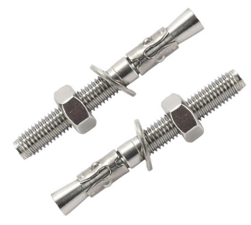Клиновой анкер 1/2" 304 нержавеющая сталь с гайкой и шайбой