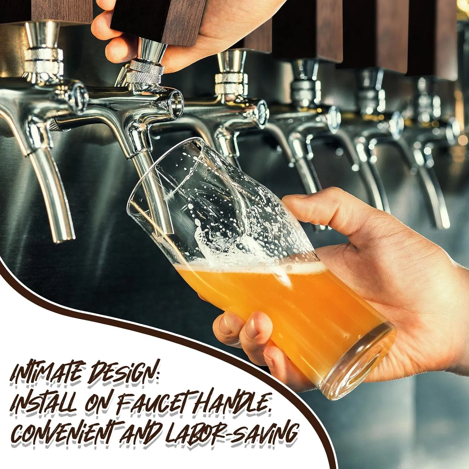 Factory Custom Tap Handle Wooden Walnut Beer Tap Handle Chalkboard Keg Handles Bar Tap Handles for Bend Tampa Philadelphia Missoula