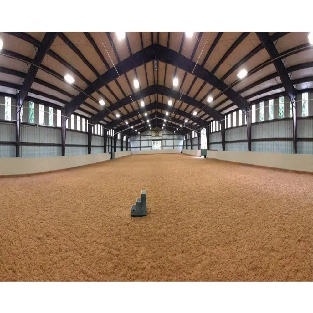 Metal Free Span Light Steel Structure Frame Building Prefabricated Indoor Horse Riding Arena Barn Shed House Hall Design