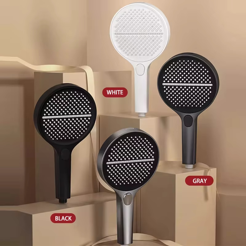 Premium High Flow Shower Head with 4 Unique Features