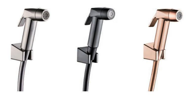 Смеситель для биде с гибким шлангом и держателем